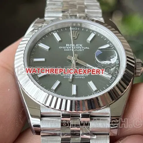 collectible watch ERF factory Rolex log green dial3235 mechanical 41mmcaseback live photo