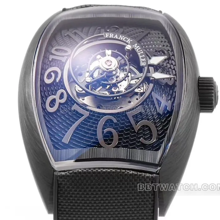 Frank Muller top-tier tonneau shaped tourbillonCX 40 T CTR TTBR TTBR TTside live photo