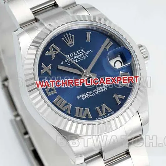 ARF FactoryRolex log 1:1super cloneblue dial Roman numerals 31mm three grid link 278274braceletlive photos