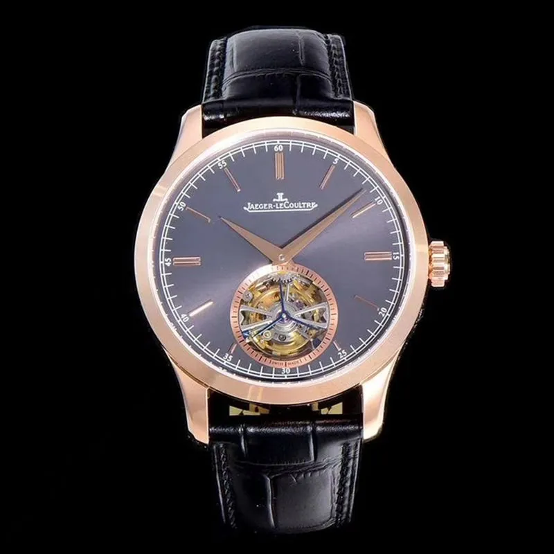 Jaeger-LeCoultre watch master 1662451 series Cal798 automatic genuine tourbillon men's watch bracelet picture