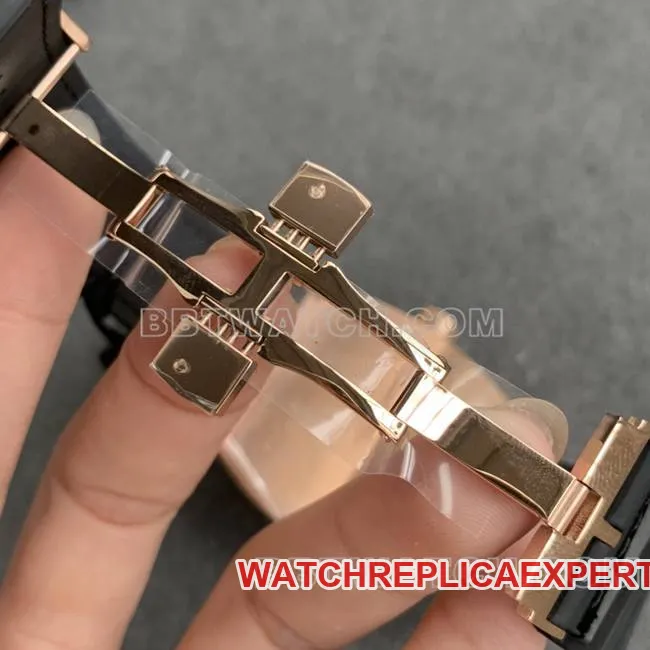 ABF factory Frank Muller collectible watch V45 diamond plate gold diamond case leather braceletclasp live photos