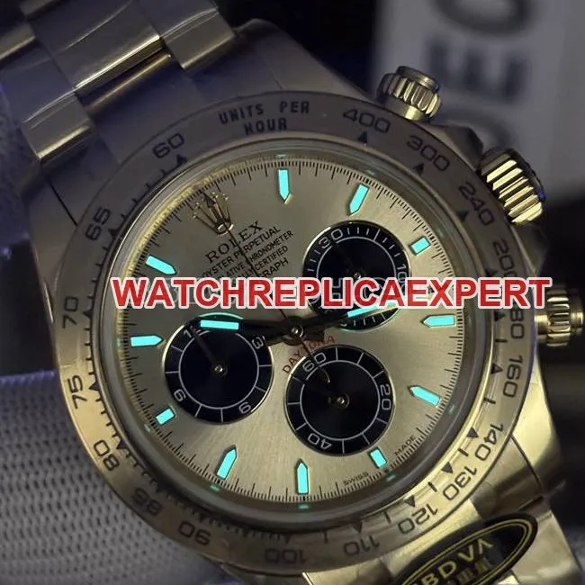 watch Daytona gold plate CBD factory Rolexyellow gold4131 mechanical front live photo
