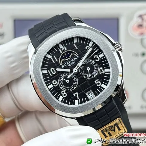 collectible watch Patek PhilippePPM factory Aquanautblack dial5261side live photo