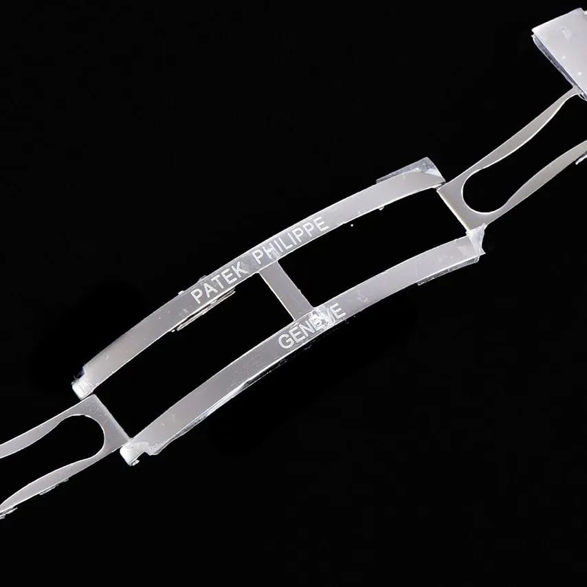 TW factory Patek Philippetop-tier watch men's white dialsteel braceletNautilus series mechanical detail shots