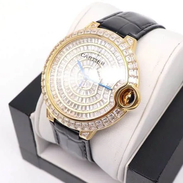 Cartier watch Cartier blue balloon square diamond baby's breath watch bracelet picture