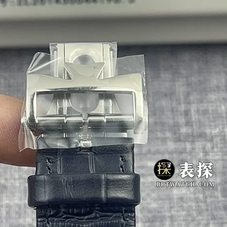 BBR factory Vacheron Constantin top-tier watch men's blue dialtourbillonleather strap model side live photo