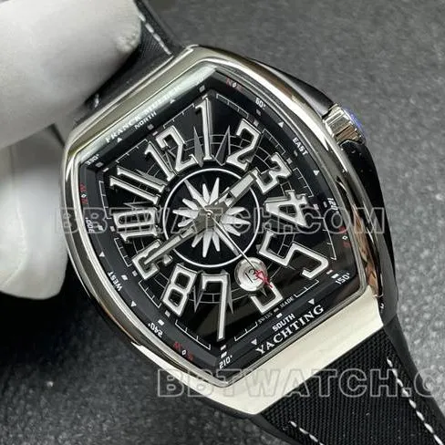 watch V45 Franck Muller ABF factory black dial leather braceletfront live photo