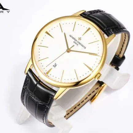 top-tier replicaMMA factory Vacheron Constantin18krose gold heritage series 85180 men's watch movement picture