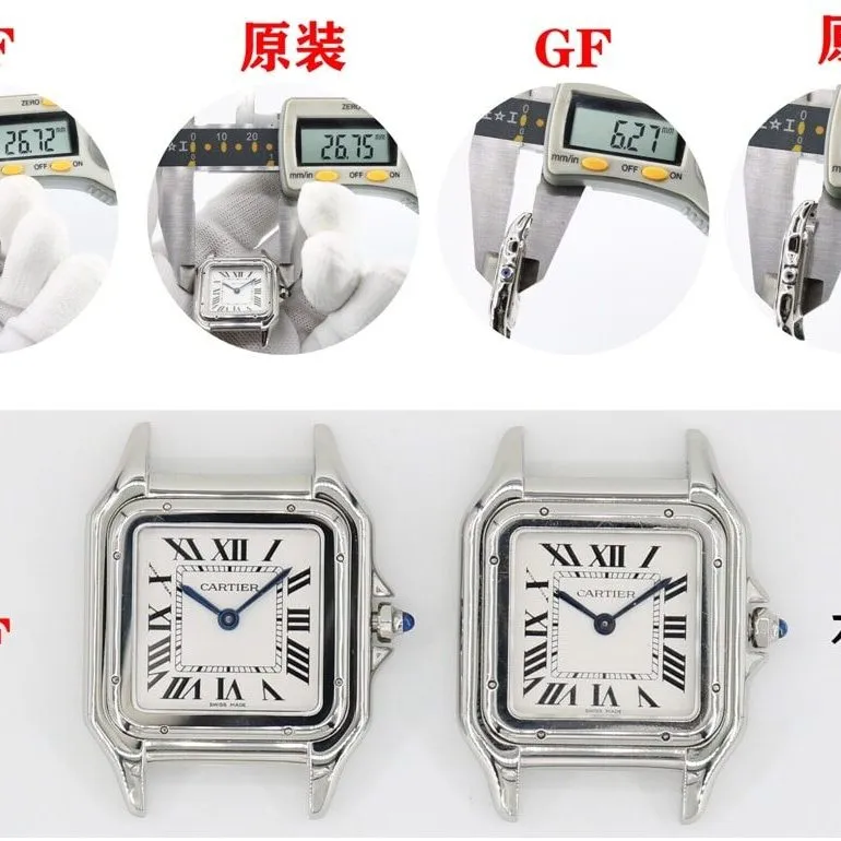 GF FactoryCartiertop-tier watch Cheetah WSPN0016 real and fake comparison review appearance live photos