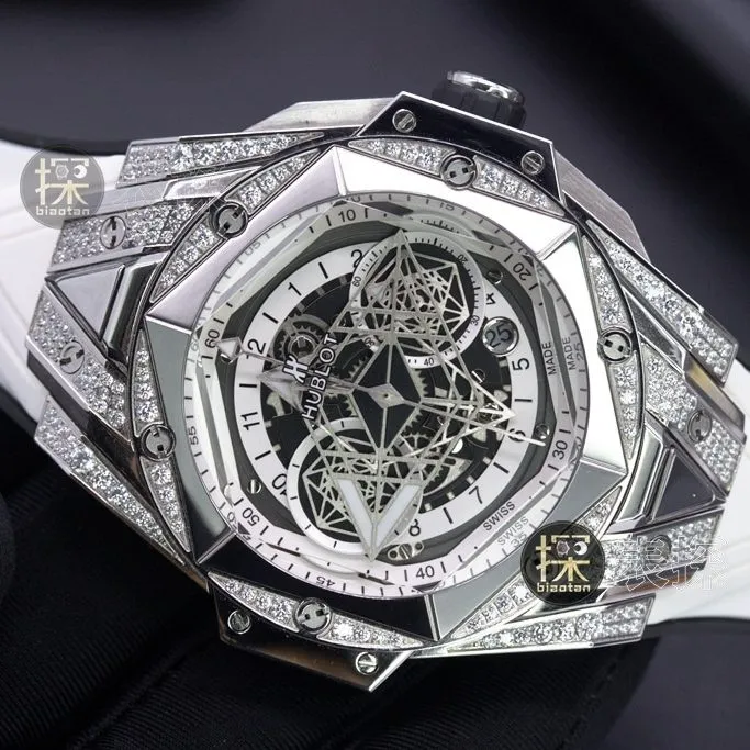 Hublot1:1replica watch, HB tattoo second generation watch, front view