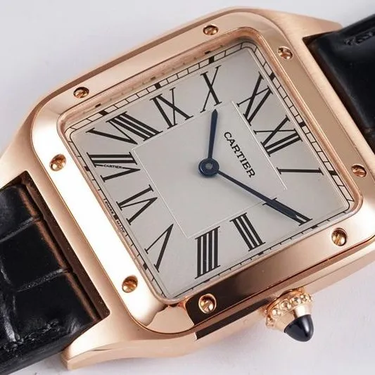 Cartier watch Cartier Santos SANTOS-DUMONT series WSSA0022 couple watch side view