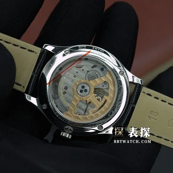 AG master Jaeger-LeCoultre1:1replica watch silver gray plate moon phaseleather strap model 1258420clasplive photos