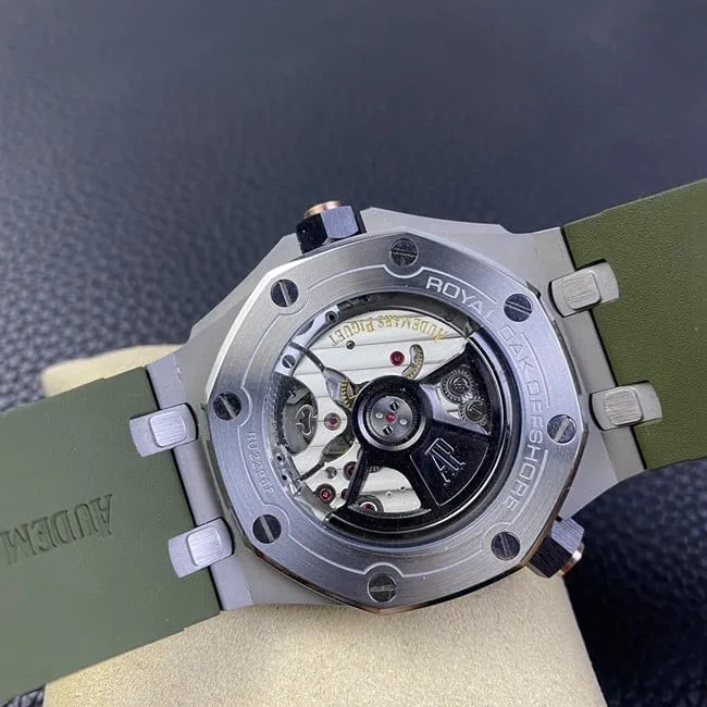 BF factory Audemars Piguettop-tier watch new men's model green dial green strap fully automatic movementmovement picture