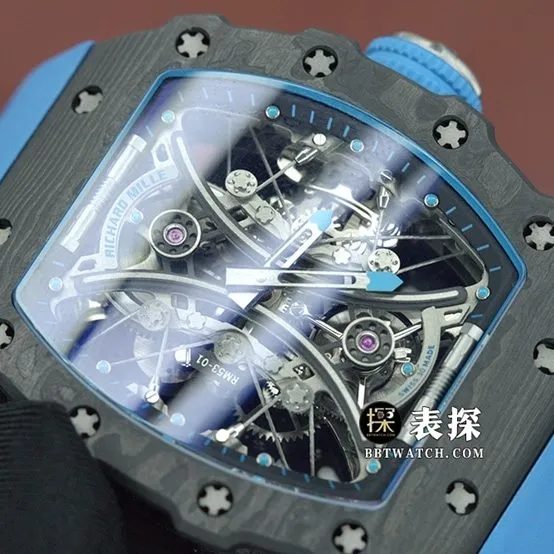 YSRM 53-01Richard Mille1:1replica watch hollow disc rubber model overall live photos