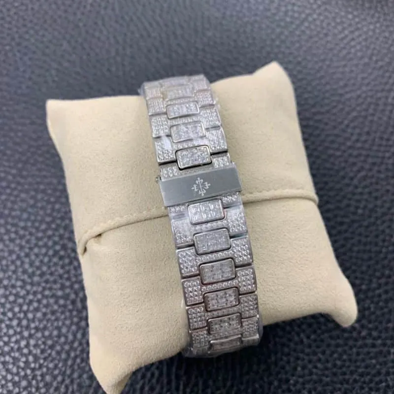 Patek Philippe watch "Full Star" square diamond Nautilus 5719/1G-001 front view