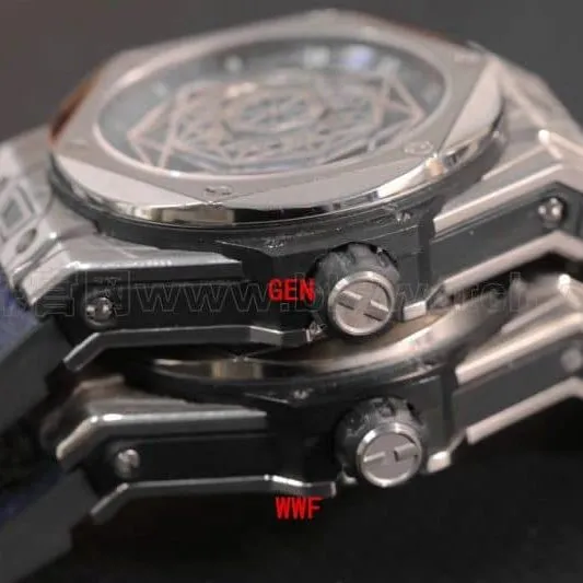 Hublot Tattoo Titanium Blue Watch Review - Unique Aesthetic Strap Chart