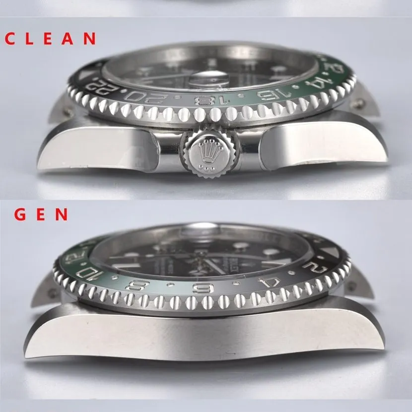 Rolex ceiling watch, GMT-Master type II watch, front comparison picture