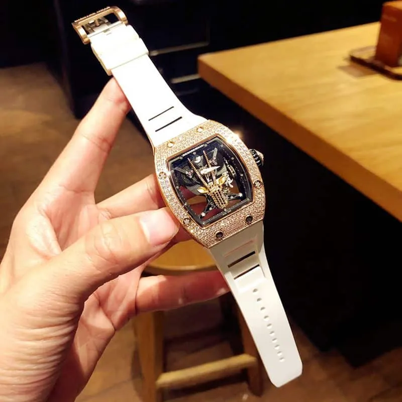 Richard Mille high-quality watch RichardMille Gypsophila series men's mechanical watch side view