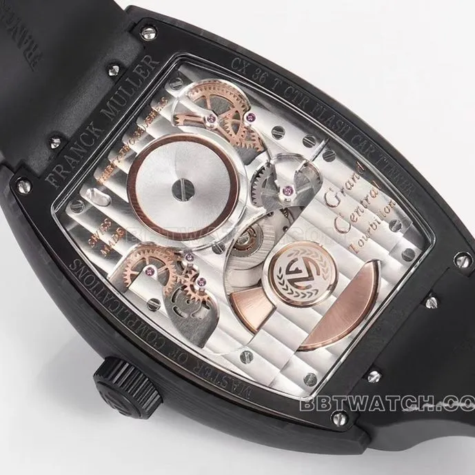 Franck Muller top-tier tonneau shaped tourbillonCX 40 T CTR TTBR TTBR TTbraceletlive photos