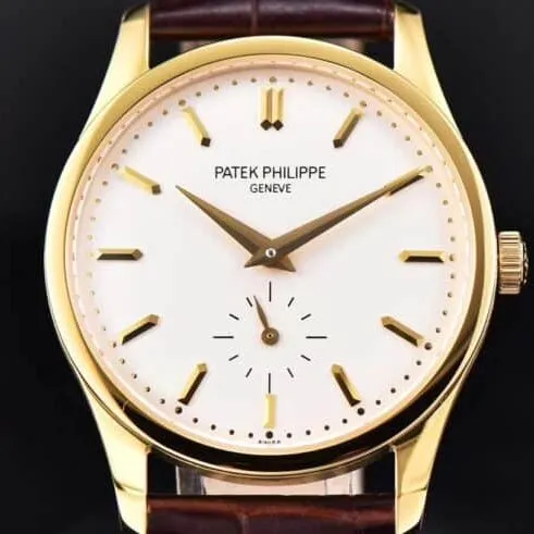top-tier Patek Philippe 18k gold new product - classic watch series 5196G formal watch king makes a shocking debut side view