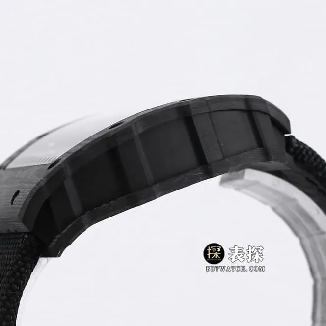 BBR RM 35-01Richard Mille1:1replica watch men's black dial black Velcro braceletcaseback live photo