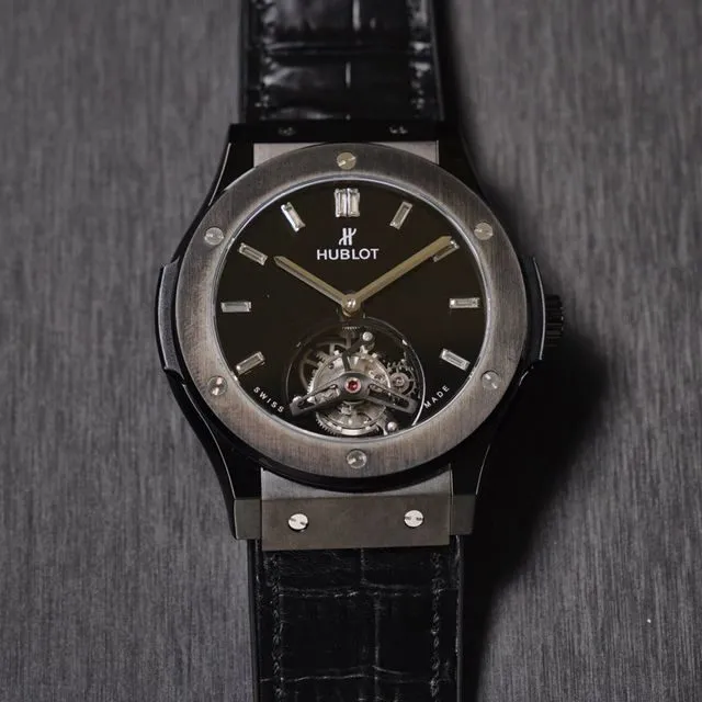 Hublot watch (Hublot) classic fusion series tourbillon watch movement picture