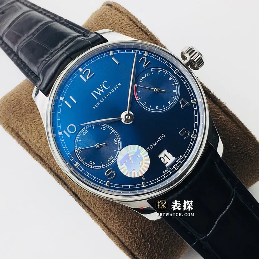 ZF FactoryIWC watch Portuguese watch men's blue dialleather strap model pictures and prices clasplive photos