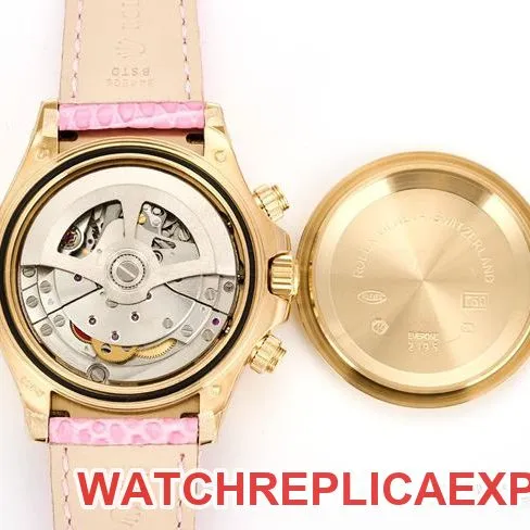 collectible watch Rolex Daytona pink mother-of-pearl dial 116519 front live photo