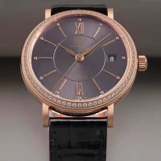 IWC women's watch Portofino extremely elegant top-tierladies' watch side view