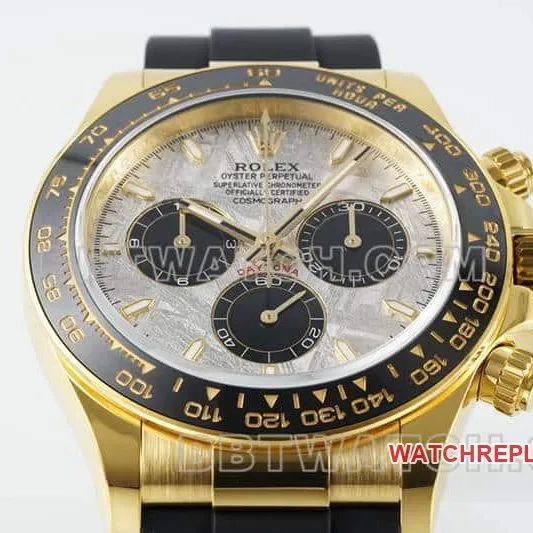 APS factory RolexDaytonatop-tier 1:1super meteorite plateyellow gold126518caseback live photo