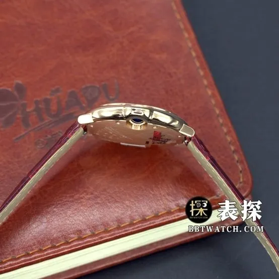 K3 factory Cartier blue balloon top-tier watch ladies white blue needle leather strap model pictures and prices braceletlive photos