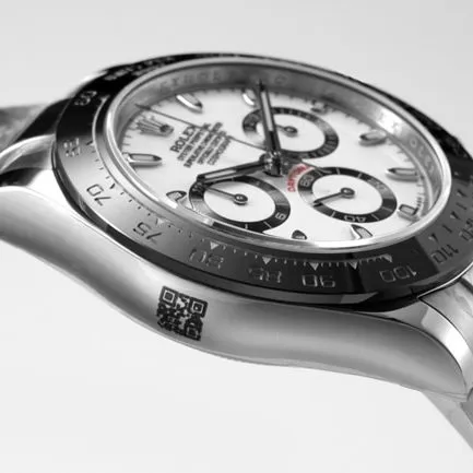 top-tier replicaRolex men's white dialsteel bracelet universe Daytona fully automatic movement watch side view