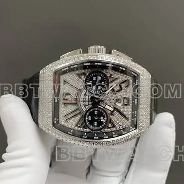 ABF factory watch Frank Muller V45 diamond disc leather braceletfront live photo