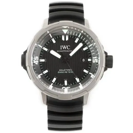 Top IWC Aquatimer 2000 Automatic men's wristwatch case back image