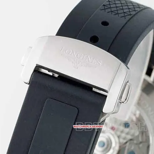 AF Longines Concas champagne dial rubber model L3.835.4.32.9front live photo