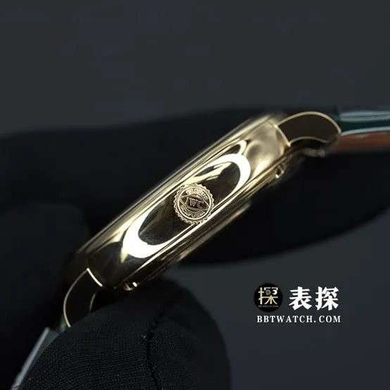 IWC Portofino top-tier watch ladies dial gold needle leather strap model pictures and prices front live photo