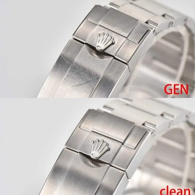 CLEANRolexC factory Starbucks Submariner3135 top-tier watch and Genuine difference and process evaluation detail shots