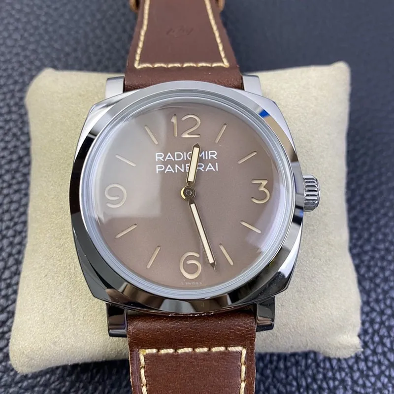 SF factory Paneraireplicapam00662 watch p3000 hand winding movement retro coffee tray movement picture
