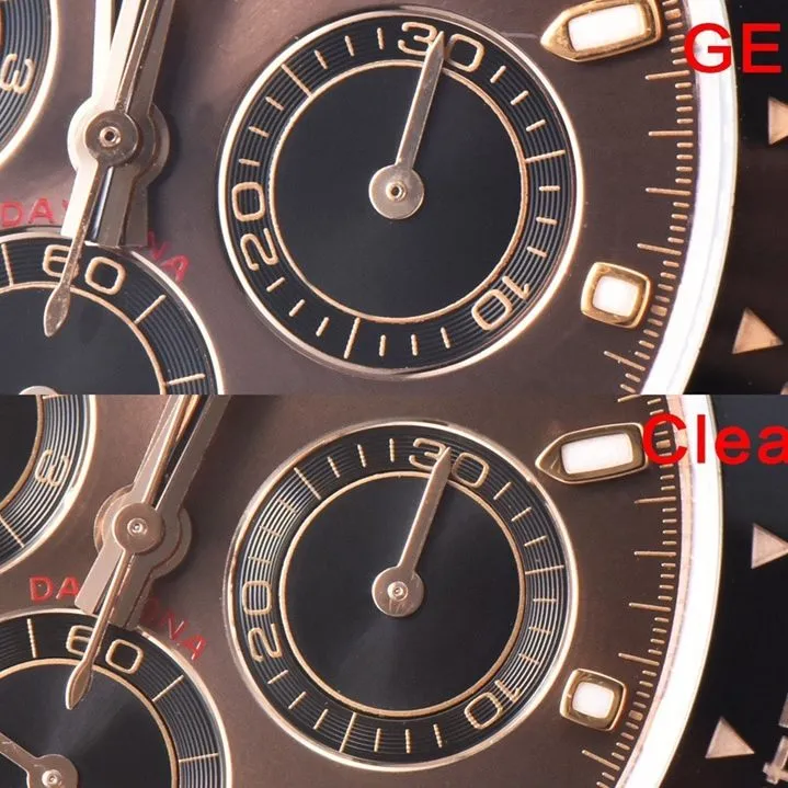 Daytona C factory Rolex watch M116515LN-0041 comparison genuine evaluation table