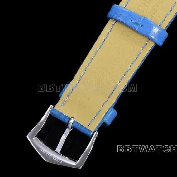 ZP factory Patek Philippe complex function timepiece top-tier 1:1high-quality replicablue dialleather strap model 4947G-001braceletlive photos