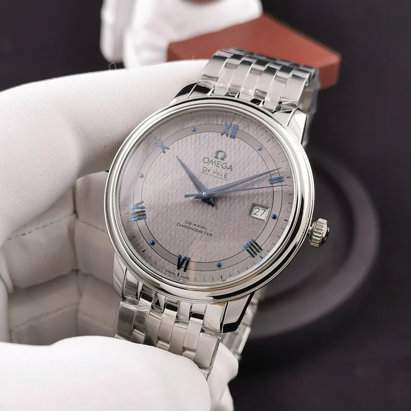 Omega De Ville Grey dial mechanical steel