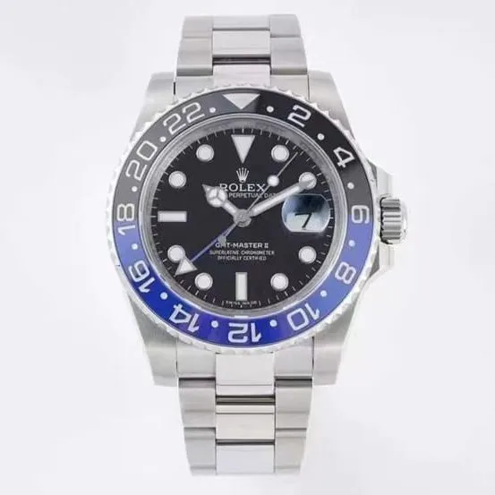 VR FactoryRolextop-tier replicaGMT-Master Inter Milan Circle V2 version watch pictures and prices