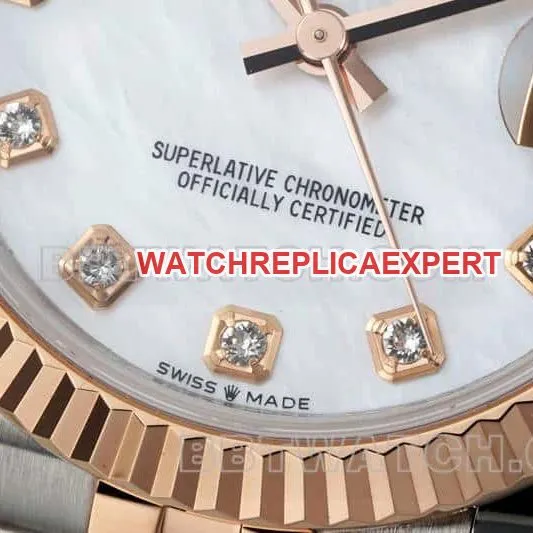 ARF FactoryRolex log top-tier Fritillaria plate 31mm gold five-lattice chain link 278271front live photo