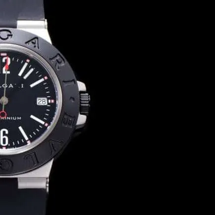 top-tiersuper cloneBvlgariAluminium series black dial men's watch clasp picture