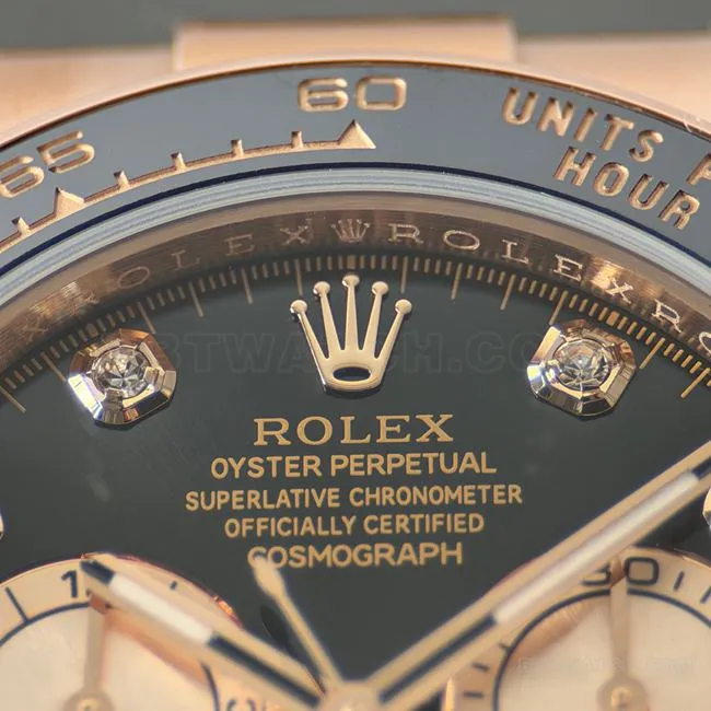 CBD Factory Rolex optimal watch Daytonarose gold case black dial4131 weight live photos
