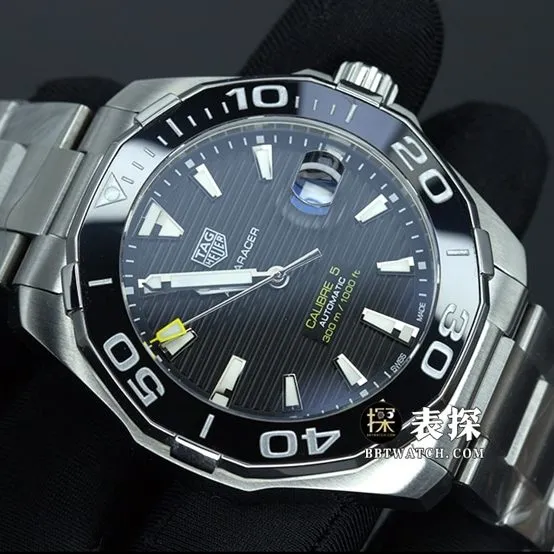 TAG Heuer Aquaracer top-tier watch men's black dialsteel bracelet model pictures and price weight live photos