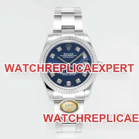 ARF FactoryRolex log 1:1super cloneblue dial31mm three grid link278274braceletlive photos