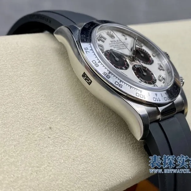 Dachang high-quality replicaC factory Rolex white steel Daytona4130movement40mm bottom cover