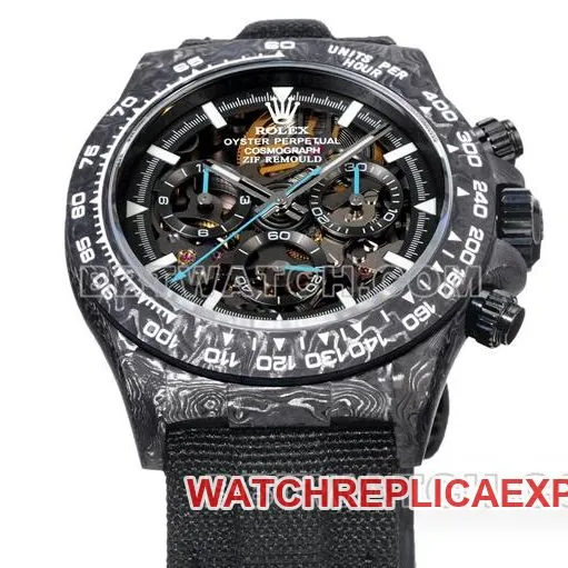collectible watches Ditonner TW factory Rolex black disk black case black nylon strap back actual photo