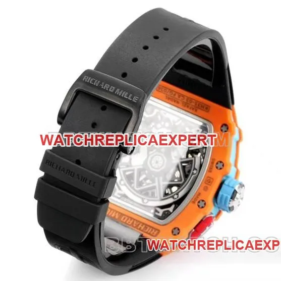 collectible watches RM 35-03 Richard Mille Carbon Fiber Back Actual Pictures